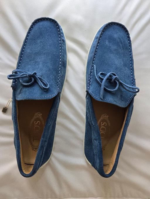 Buy & Sell Edmonton North London - Photos for Tod’s Men’s Blue Suede Loafers