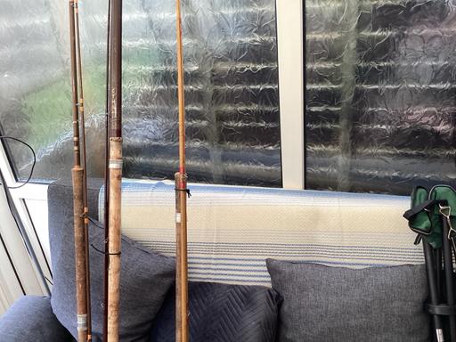 Buy & Sell Bloxwich Walsall - Photos for 3 vintage fishing rods 2 reels see photos 