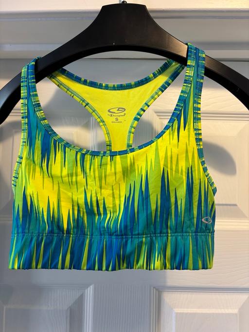 Buy & Sell Marton Blackpool - Photos for Champion sports bra Blue/Yellow Size S