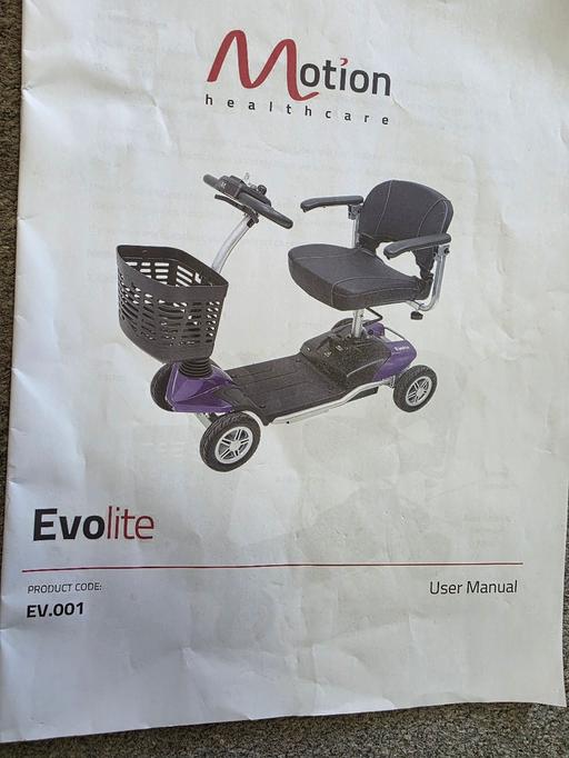 Vehicles Cherry Hinton Cambridge - Photos for Motion Healthcare Evolite Electric Scooter