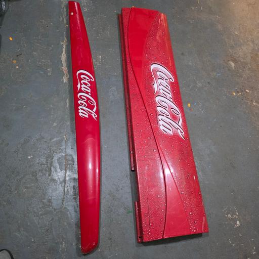 Buy & Sell Stourbridge Dudley - Photos for Coca Cola Plastic Fridge Sign Panels Set of 2