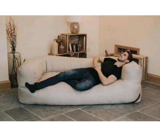 Buy & Sell Cannon Street Station Central London - Photos for Luxury Chenille Couch bean bag sofa