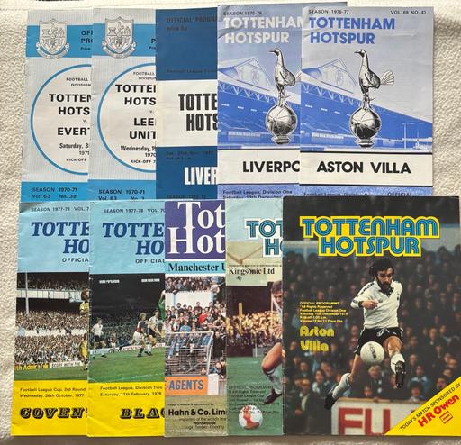 Buy & Sell Muxton Telford and Wrekin - Photos for 10 x Tottenham Hotspur programmes 1970’s