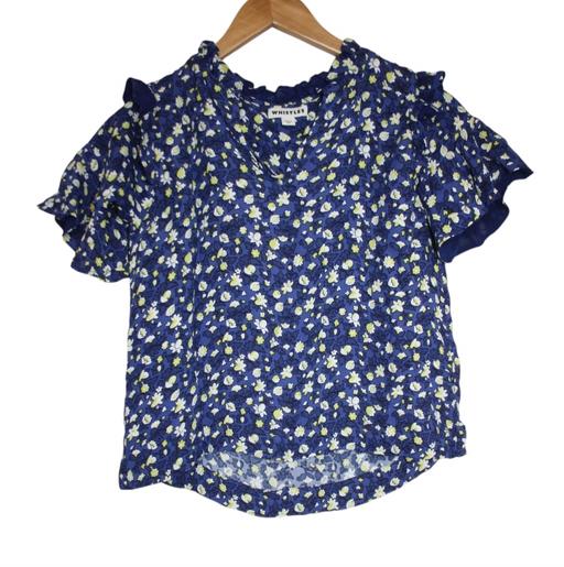 Buy & Sell Chalk Farm North West London - Photos for Whistles blue floral print summer top size 10