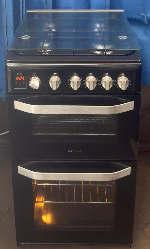 Buy & Sell Hockley Birmingham - Photos for Hotpoint HD5GOOCCBK 50cm Double Oven Gas