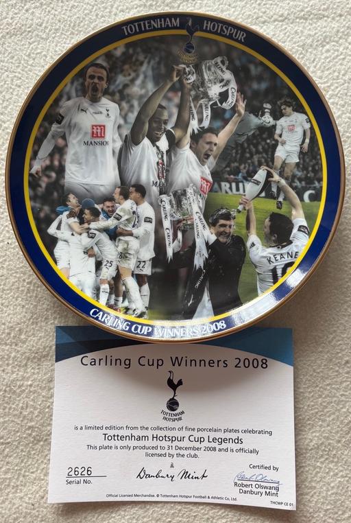 Buy & Sell Donnington Telford and Wrekin - Photos for Tottenham Hotspur Danbury Mint Plate