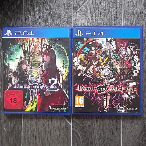 Buy & Sell Newington South East London - Photos for PS4 Death End ReQuest 1 & 2 Game Anime Manga