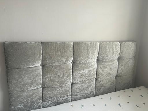 Buy & Sell Park Village Wolverhampton - Photos for Double Crushed Velvet Bed Frame