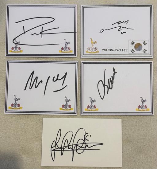 Buy & Sell Muxton Telford and Wrekin - Photos for 5 x Tottenham Hotspur ex-players autographs
