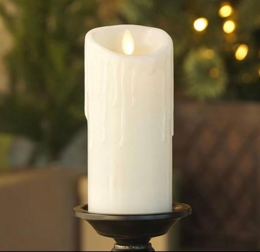 Buy & Sell Queen`s Park North West London - Photos for White Pillar Candle LED Moving Flame Real Wax