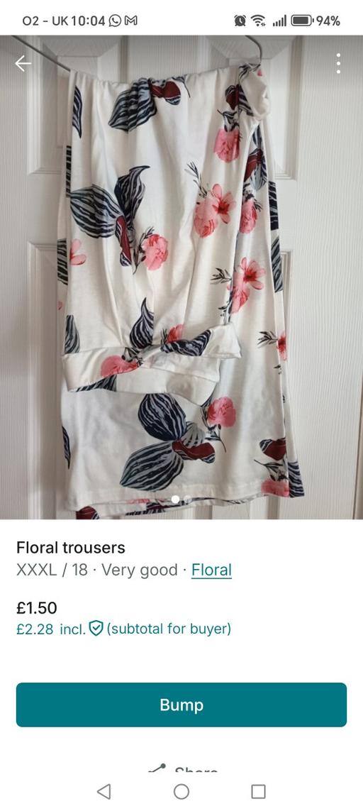 Buy & Sell Wallbrook Dudley - Photos for Floral trousers