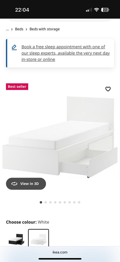 Buy & Sell Glascote Tamworth - Photos for Malm single bed