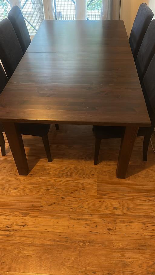 Buy & Sell Blackhorse Road East London - Photos for danning table and 6 fabric chairs