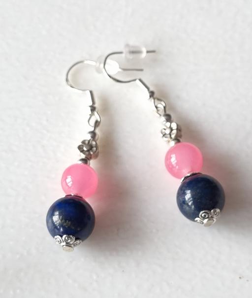 Buy & Sell Liverpool Knowsley - Photos for 925 Lapis Lazuli and Rose Pink Earrings
