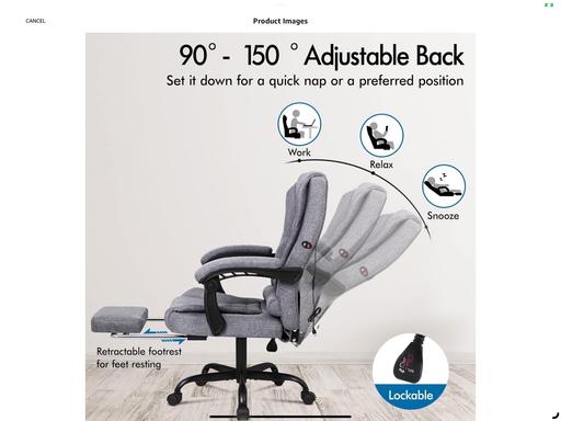 Buy & Sell Basingstoke Basingstoke and Deane - Photos for Grey material massage chair