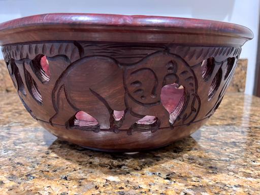 Buy & Sell Chislehurst Bromley - Photos for Wooden Carved Fruit Bowl