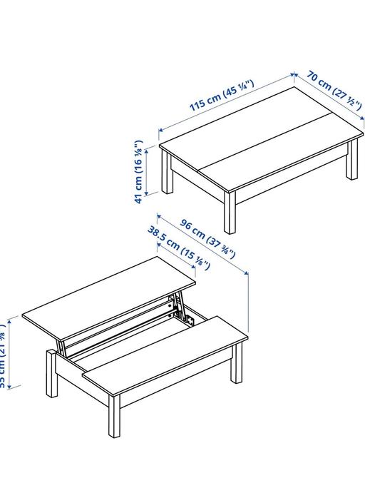 Buy & Sell Burroughs, The North West London - Photos for Coffe table Lift Top IKEA