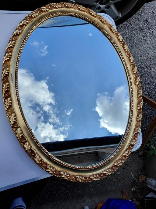 Buy & Sell Shirley South East London - Photos for GOLD OVAL MIRROR.