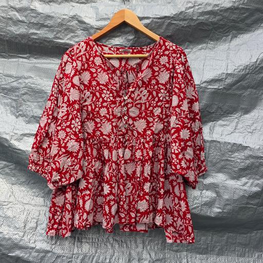 Buy & Sell Amblecote Dudley - Photos for Joe Browns Red Floral Boho Tunic Top UK 18