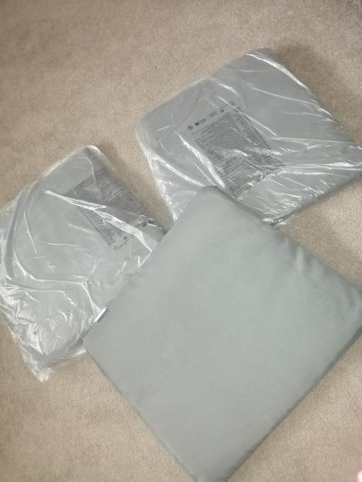 Buy & Sell Moseley Village Wolverhampton - Photos for New 3 padded seating cushions grey