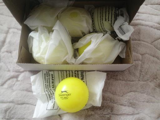 Buy & Sell Heath Town Wolverhampton - Photos for New box of 6 Junior cricket balls SLAZENGER
