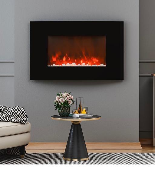 Buy & Sell Birmingham Birmingham - Photos for Glass black electrical fire place