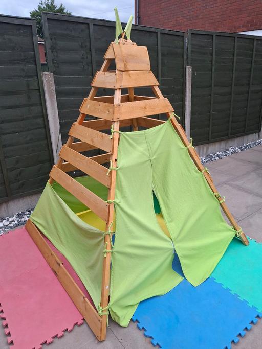Buy & Sell Tipton Sandwell - Photos for Wooden Teepee Play Tent Garden Toy