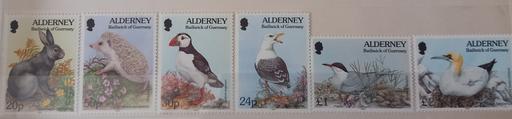 Buy & Sell Thatto Heath Saint Helens - Photos for 06 alderney Guernsey bird & animal stamps
