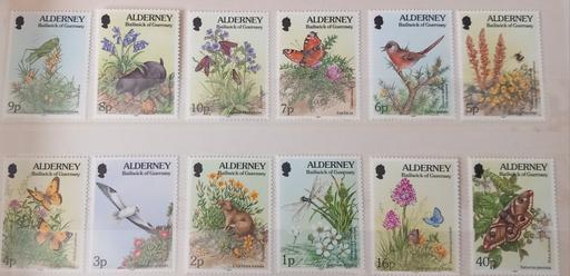 Buy & Sell Thatto Heath Saint Helens - Photos for 12 alderney flora & fauna stamps
