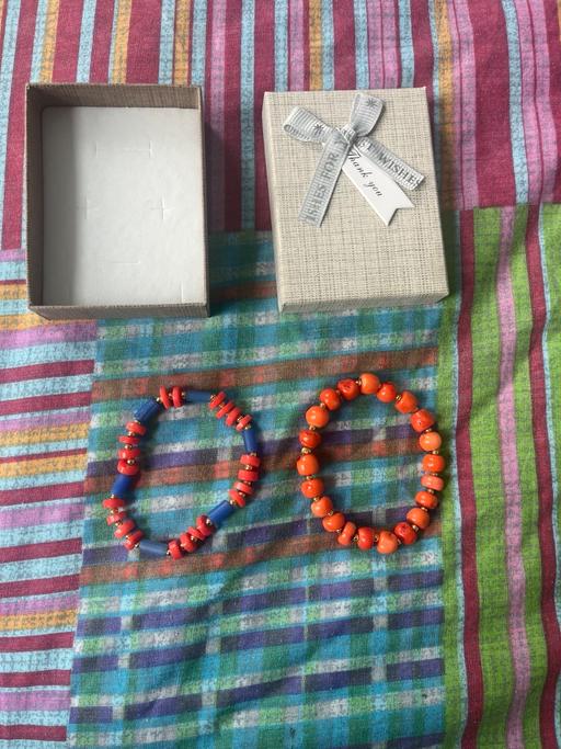 Buy & Sell Bexleyheath Bexley - Photos for Segi and coral mix African bead bracelet x 2