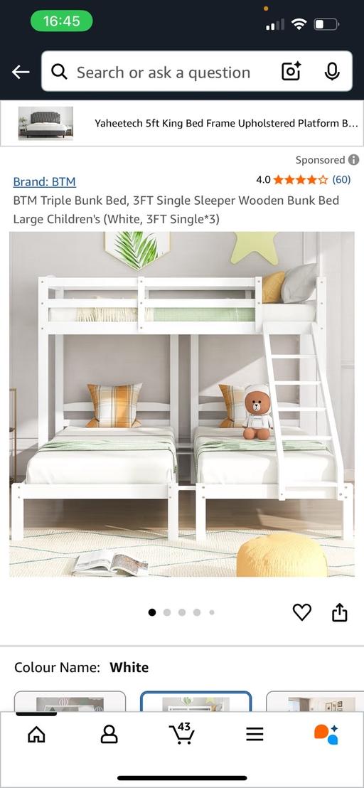 Buy & Sell Bloxwich Walsall - Photos for Triple bunk bed