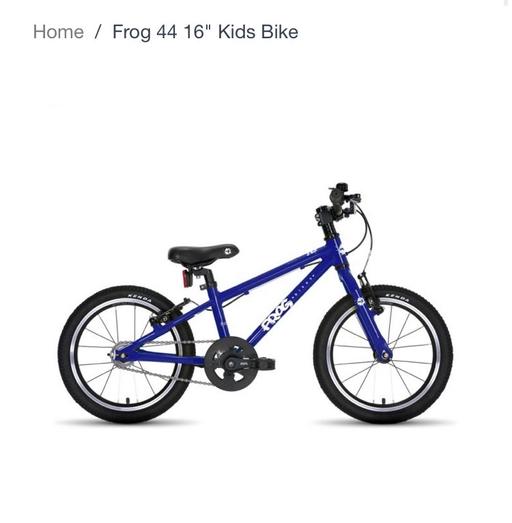 Buy & Sell Primrose Hill North West London - Photos for Frog 44 16 inch Lightweight Kids Bike - Blue