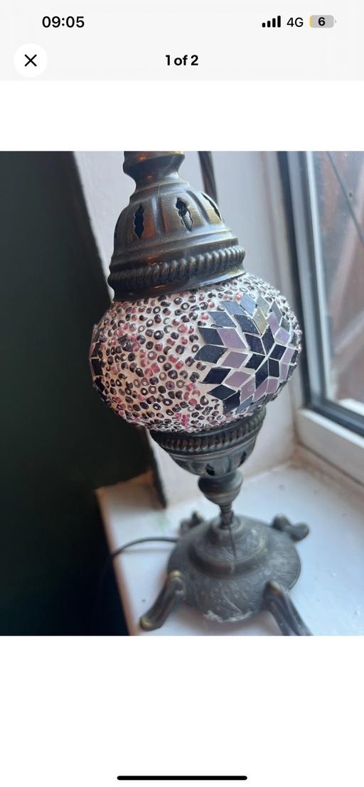 Buy & Sell Amblecote Dudley - Photos for Small Turkish style lamp very pretty