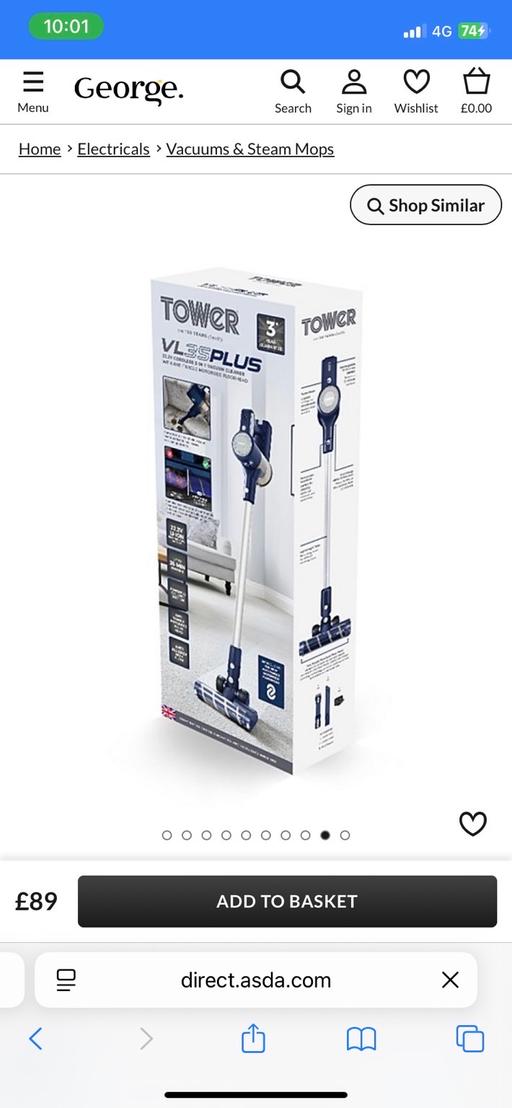 Buy & Sell Dudley Town Centre Dudley - Photos for Tower cordless hoover