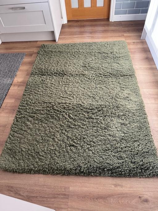 Buy & Sell Wingerworth Chesterfield - Photos for Olive green rug (Dunlem)