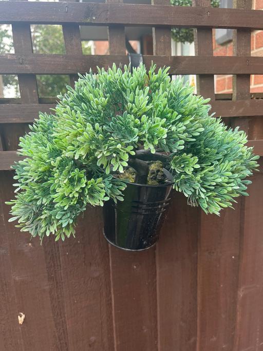 Buy & Sell Conisbrough Doncaster - Photos for Artificial Bonsai in black hanging pot