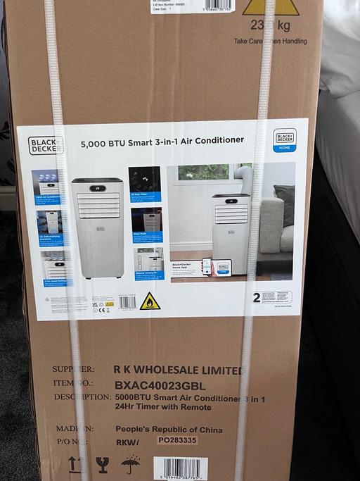 Buy & Sell Walsall West Midlands - Photos for New unopened Black n Decker air conditioner