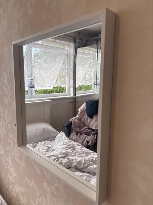 Buy & Sell Woughton on the Green Milton Milton Keynes - Photos for IKEA Square White Mirror Nissedal 65x65cm