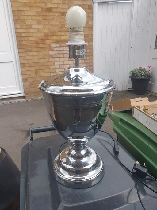 Buy & Sell Pensnett Dudley - Photos for 2ft Tall , Lovely Chrome Lamp, With Bulb,Good