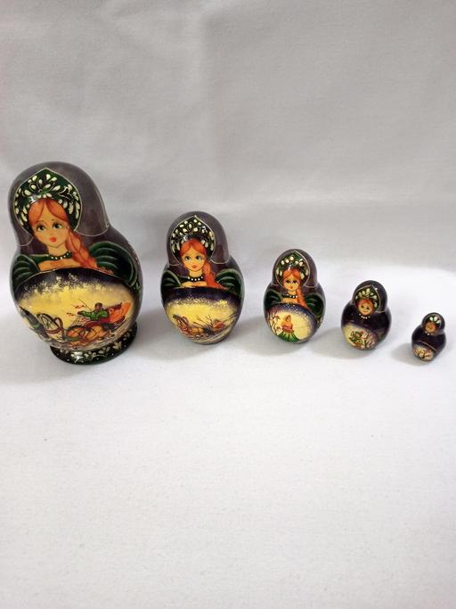 Buy & Sell Hall Green Birmingham - Photos for VINTAGE RUSSIAN NESTING DOLLS WINTER SCENES.