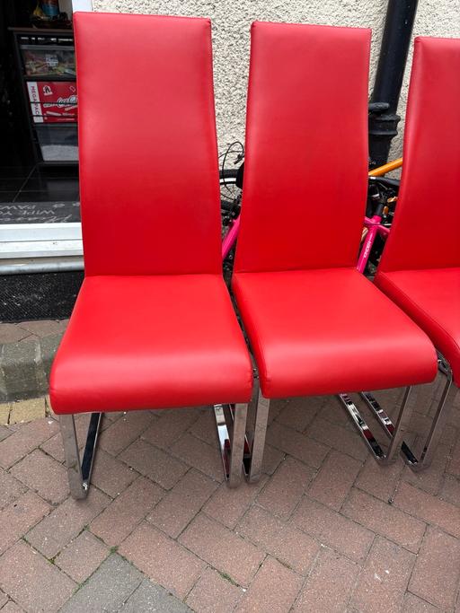 Buy & Sell East Finchley North London - Photos for Dinning chairs faux leather
