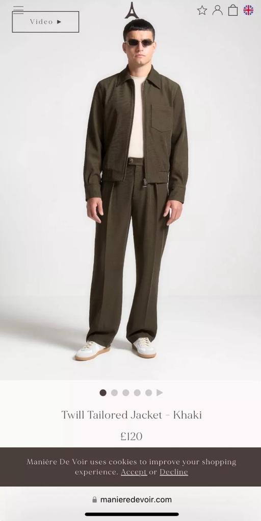 Buy & Sell Manor Park East London - Photos for Maniere De Voir Twill Tailored Jacket