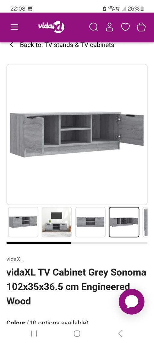 Buy & Sell Netherstowe Lichfield - Photos for grey tv unit