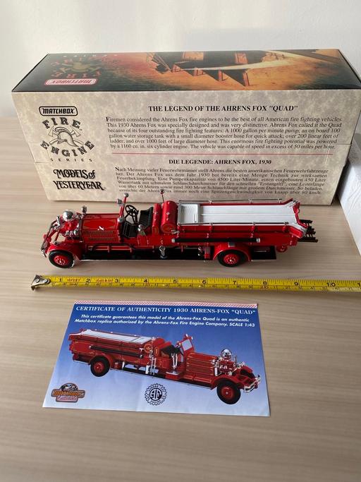 Buy & Sell Elm Park Havering - Photos for Matchbox fire engine Special Edition