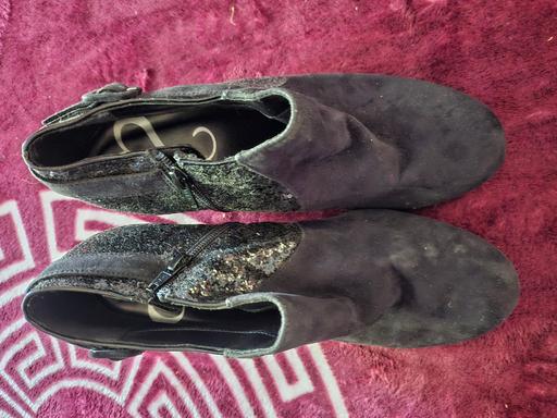 Buy & Sell Northfield Birmingham - Photos for 🖤 Ladies Black Glitter Ankle Boots – Size 7