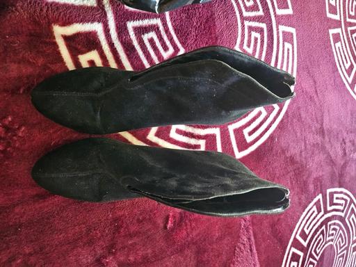 Buy & Sell Northfield Birmingham - Photos for 🖤 Black Suedette Ankle Boots – Size 6 – £1