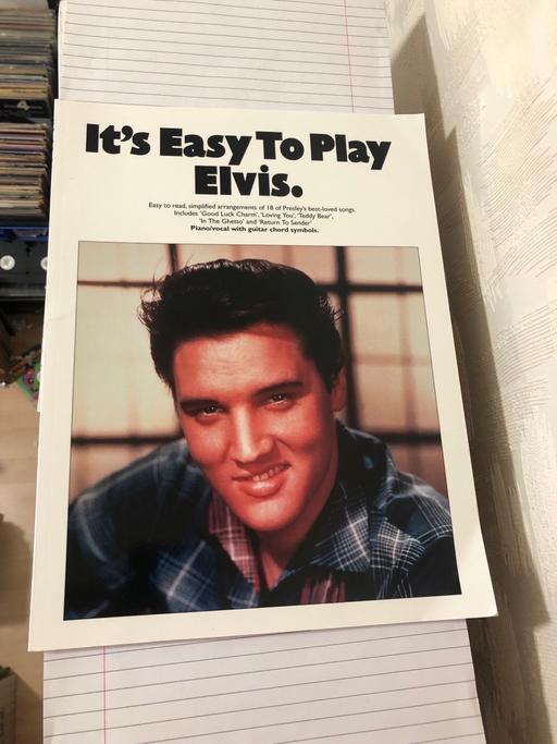 Buy & Sell Bamber Bridge South Ribble - Photos for It’s Easy to Play Elvis - Music Book