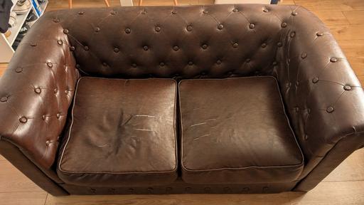 Buy & Sell Shepherd`s Bush West London - Photos for CHESTERFIELD SMALL 2 SEATER SOFA...