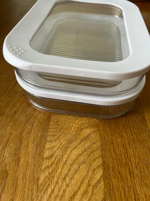 Buy & Sell Castle Vale Birmingham - Photos for Two stackable fridge tidy tubs