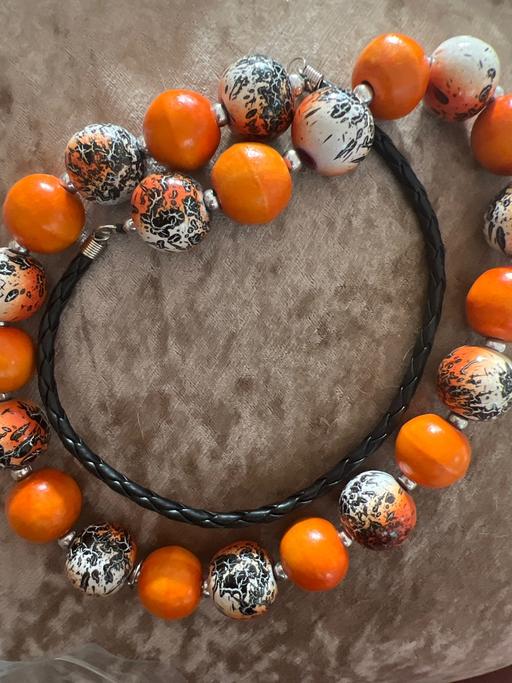 Buy & Sell Brighton Brighton - Photos for Attractive chunky long orange necklace